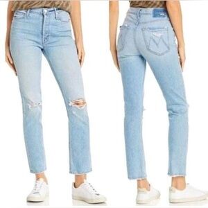 Mother Denim The Dazzler Button Fly Ankle Jeans in Really Intoxicated Size 26